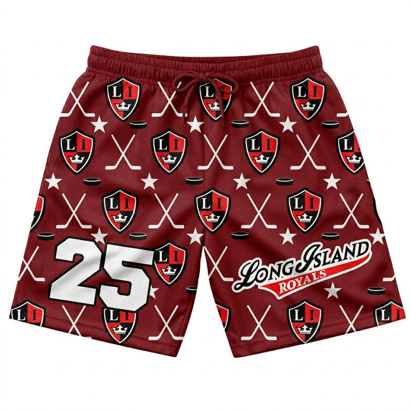 LI Royals Custom Swim Trunks
