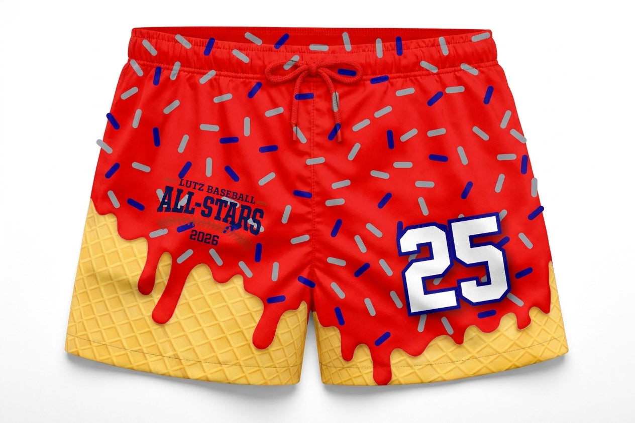 Lutz All Stars Custom Swim Trunks