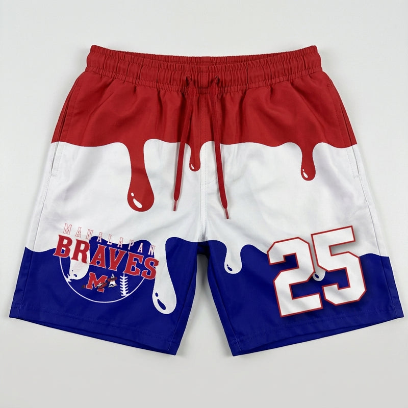 Manalapan Braves Custom Swim Trunks