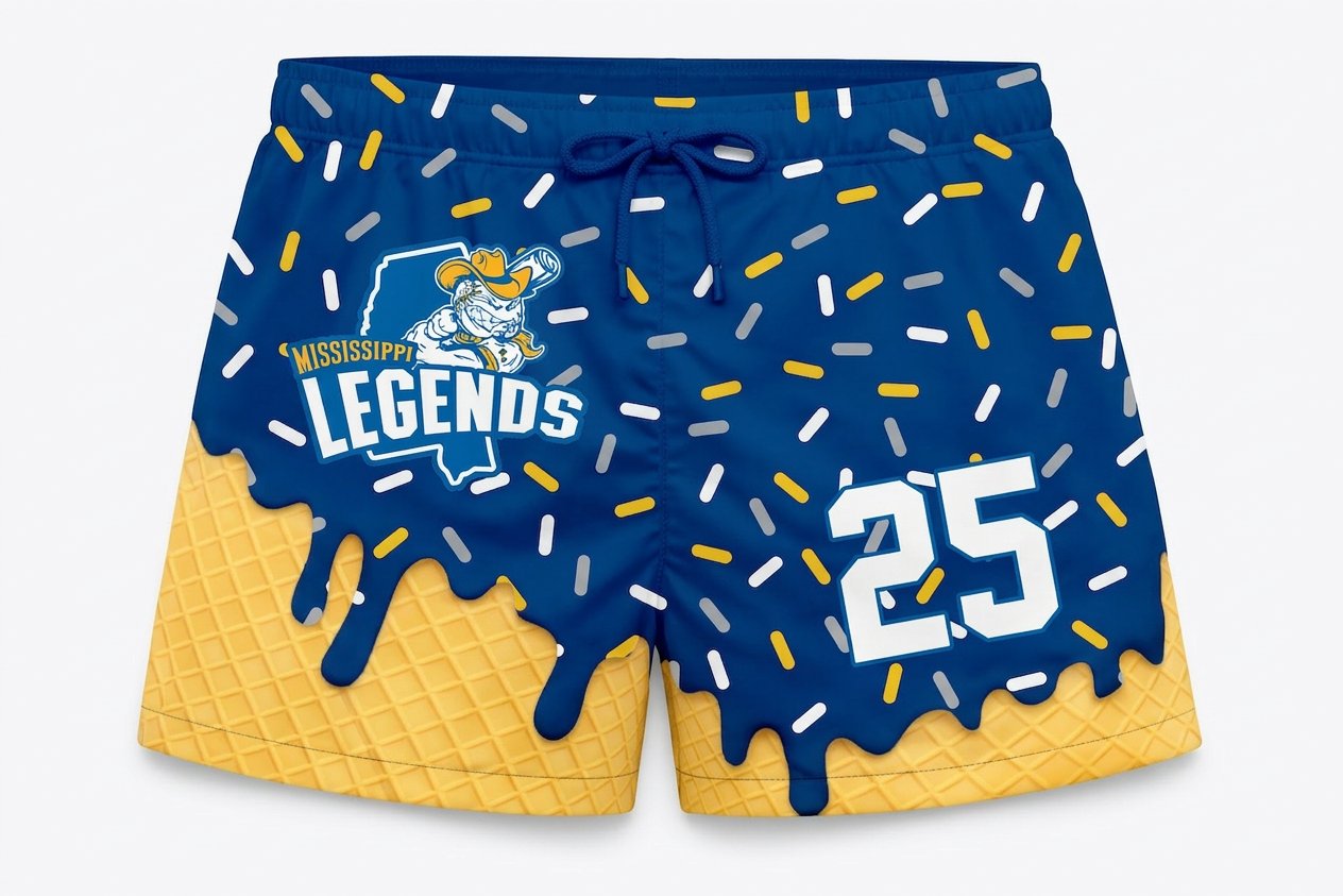 Mississippi Legends Custom Swim Trunks