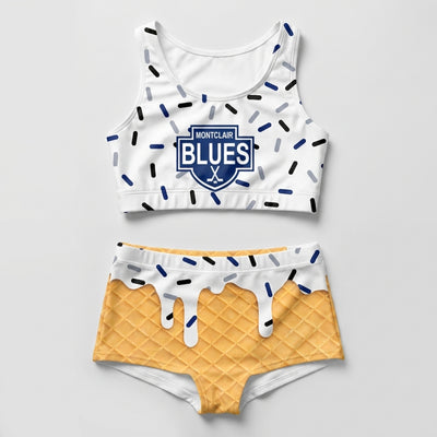 Montclair blues Custom Swim Trunks