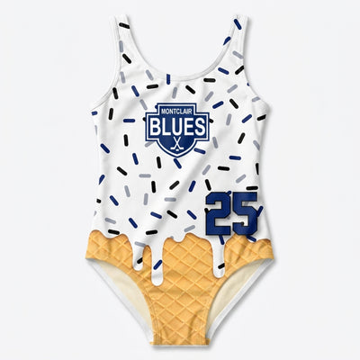 Montclair blues Custom Swim Trunks