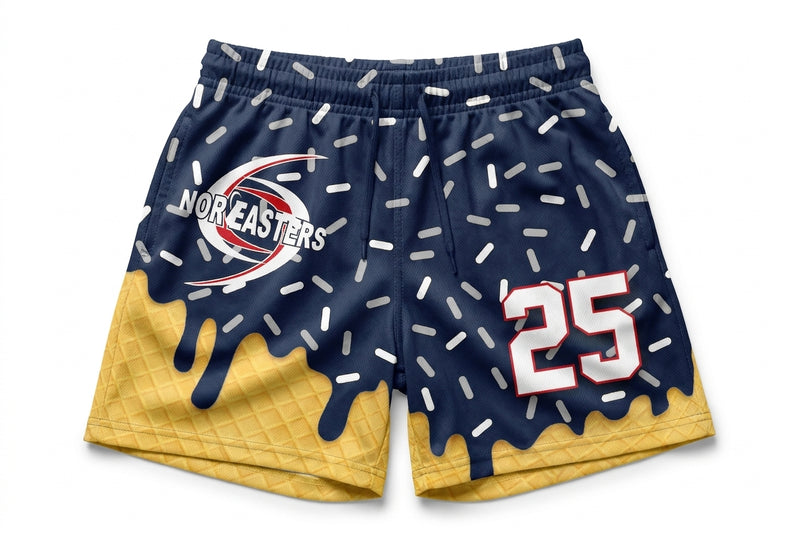 Nantucket NorEasters Custom Athletic Shorts