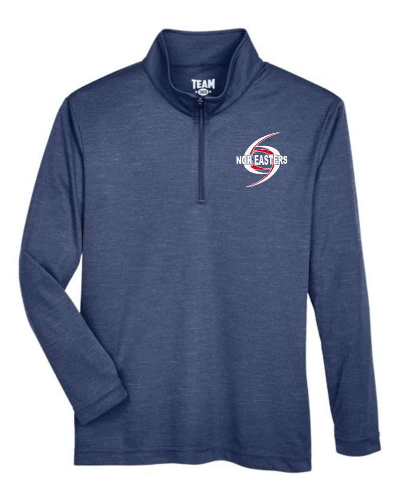 Nantucket NorEasters Team 365 Youth Zone Sonic Heather Performance Quarter-Zip Pullover