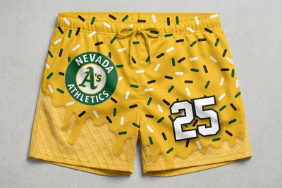 Nevada Athletics Custom Swim Trunks