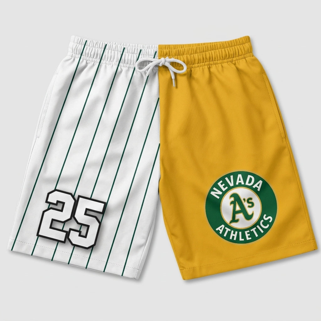 Nevada Athletics Custom Swim Trunks