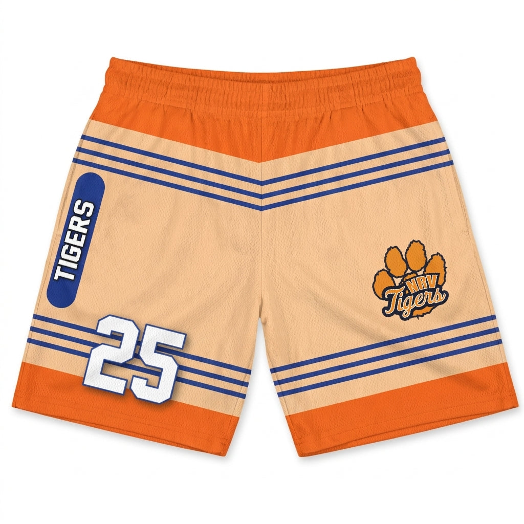 New River Tigers Custom Athletic Shorts