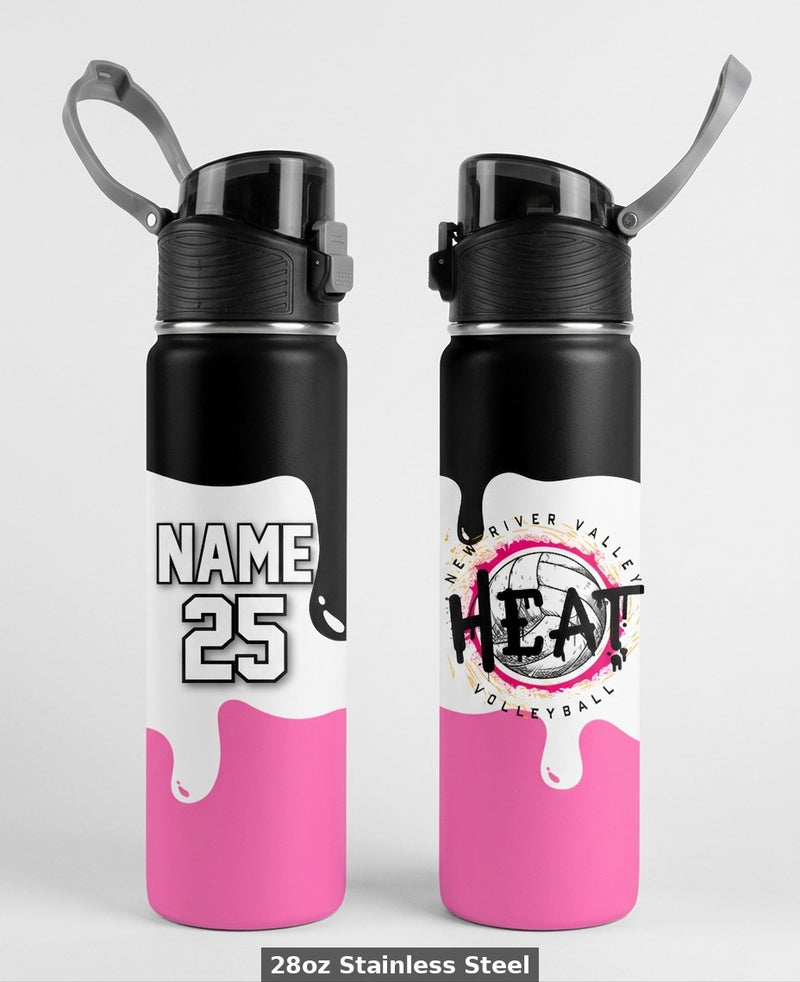 New River Valley Heat Custom Water Bottle - Design 5