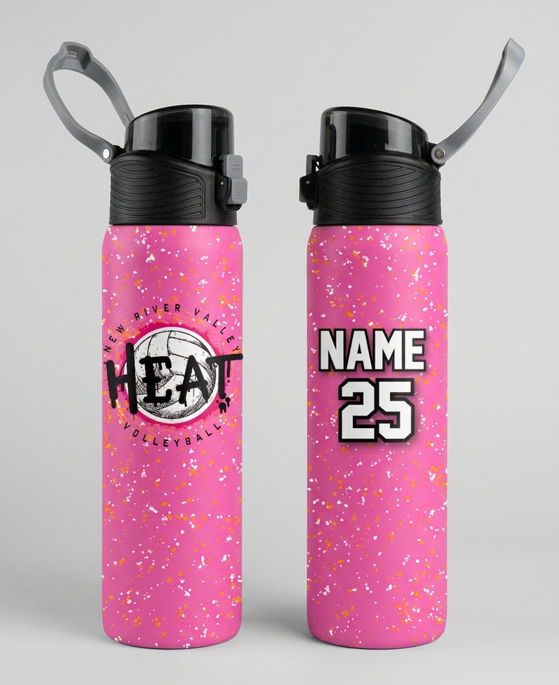 New River Valley Heat Custom Water Bottle - Design 3