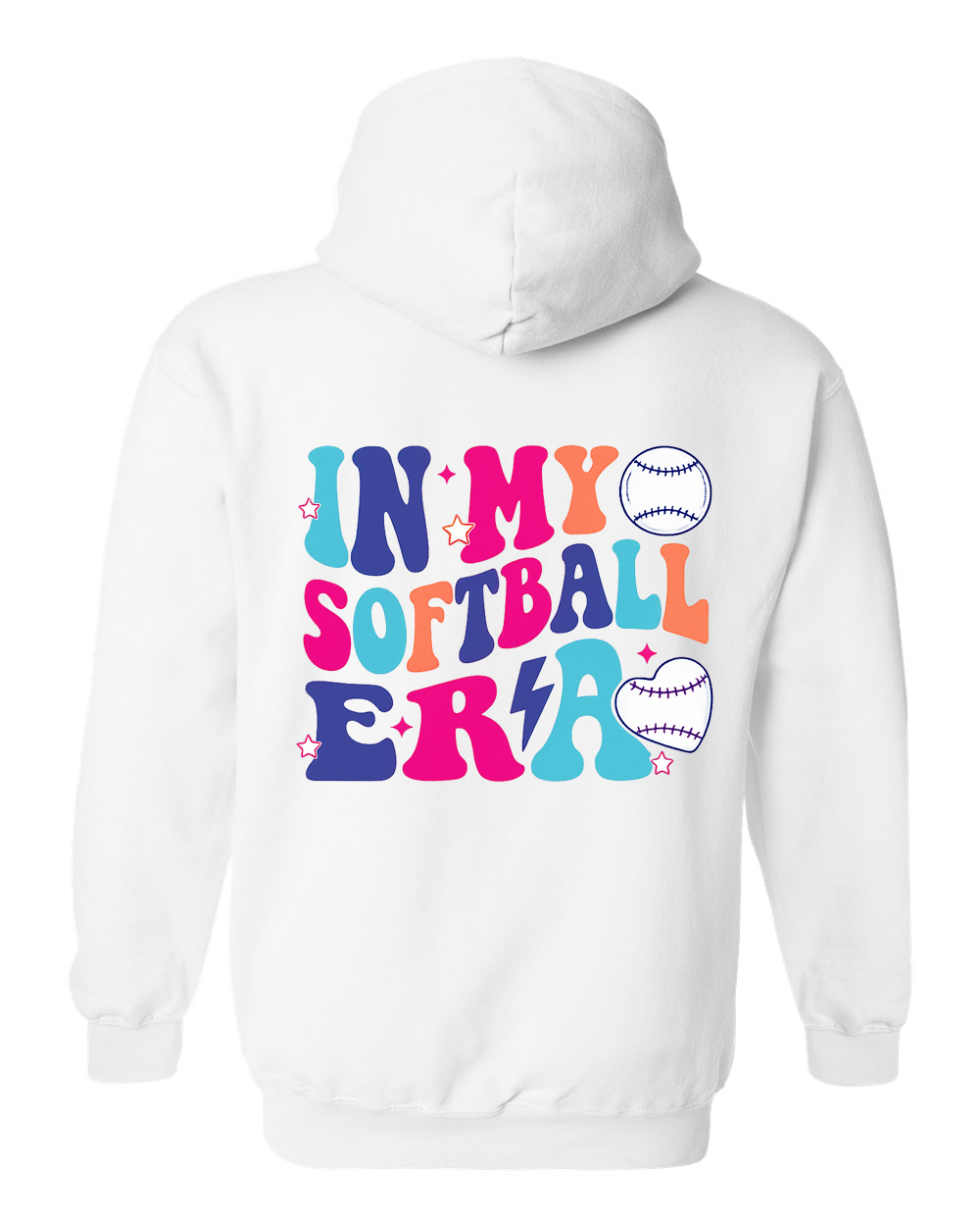 Norfolk Softball I'm In My Softball Era Hoodie - Back