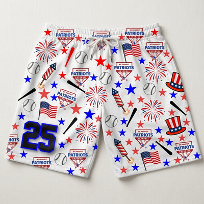 Patriots Custom Swim Trunks