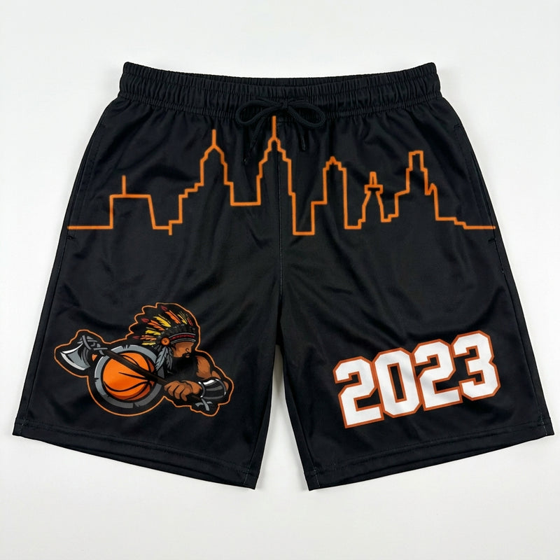 Philadelphia Tomahawks Custom Athletic Shorts - Design 2