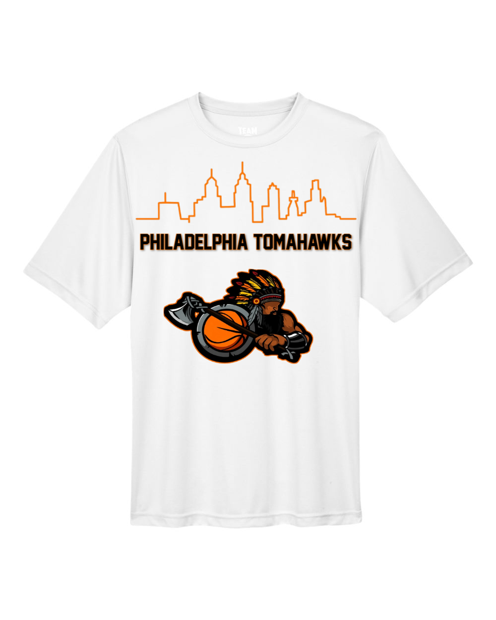 Philadelphia Tomahawks Team 365 Men's Zone Performance T-Shirt - Design 2