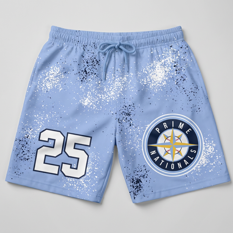 Prime Nationals Custom Swim Trunks