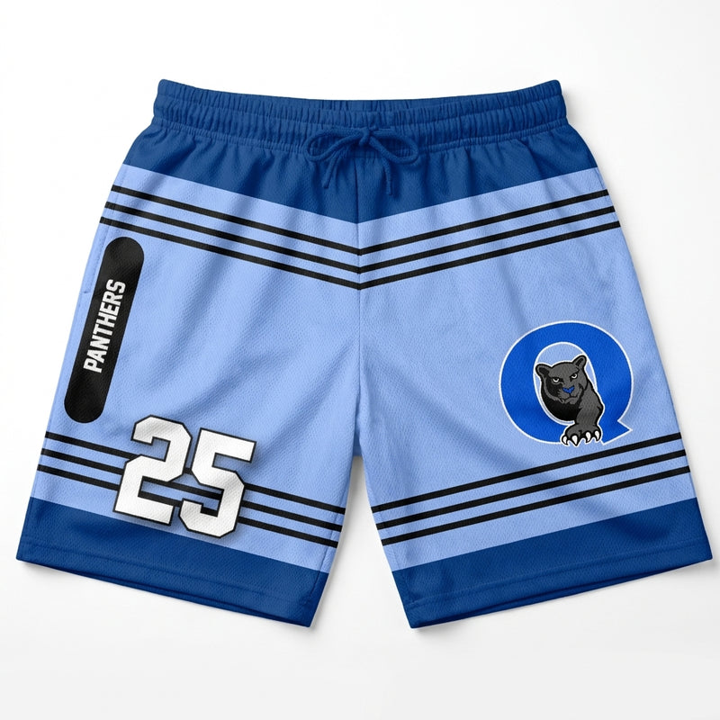 Quakertown Panthers Custom Swim Trunks - Design 2