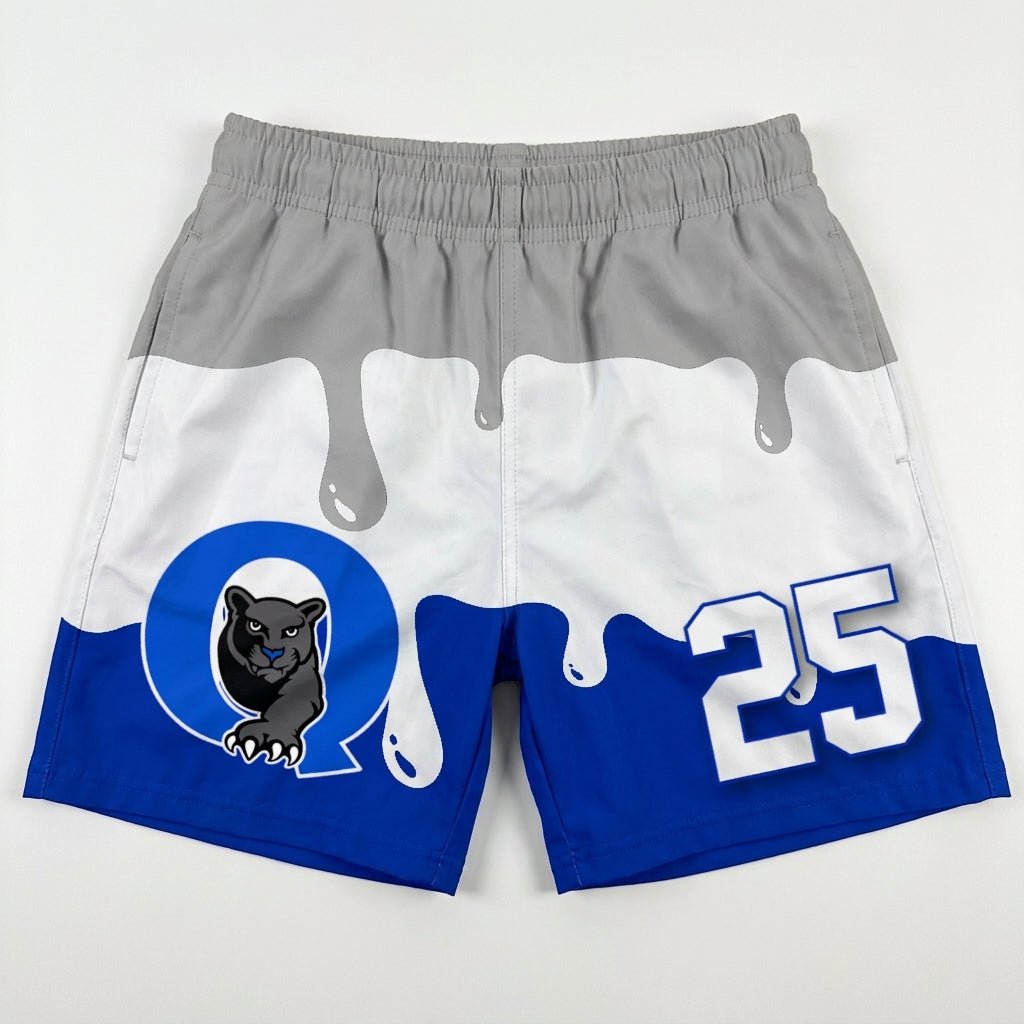 Quakertown Panthers Custom Swim Trunks - Design 2