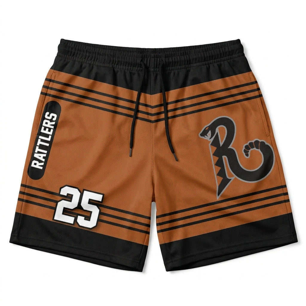Rattlers Custom Athletic Shorts