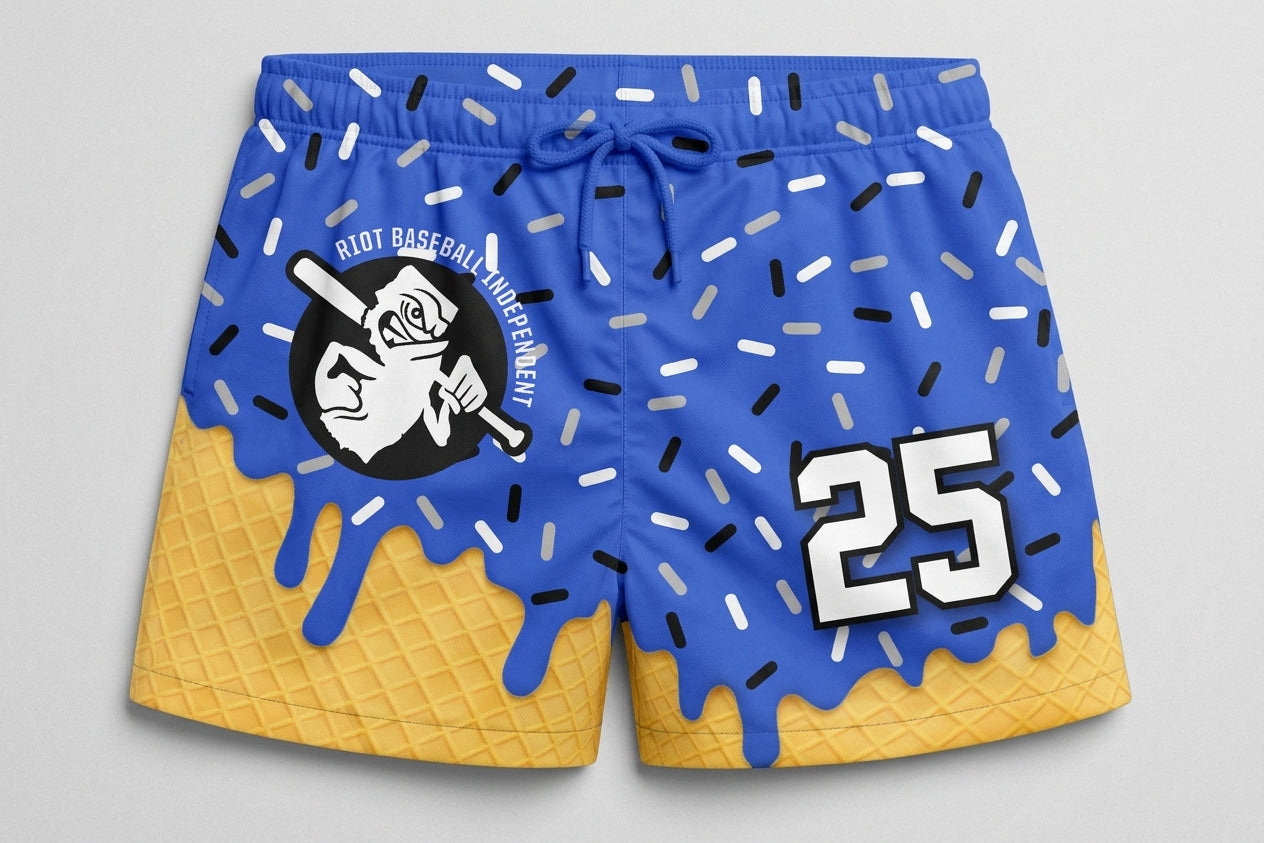 Riot Baseball Custom Athletic Shorts