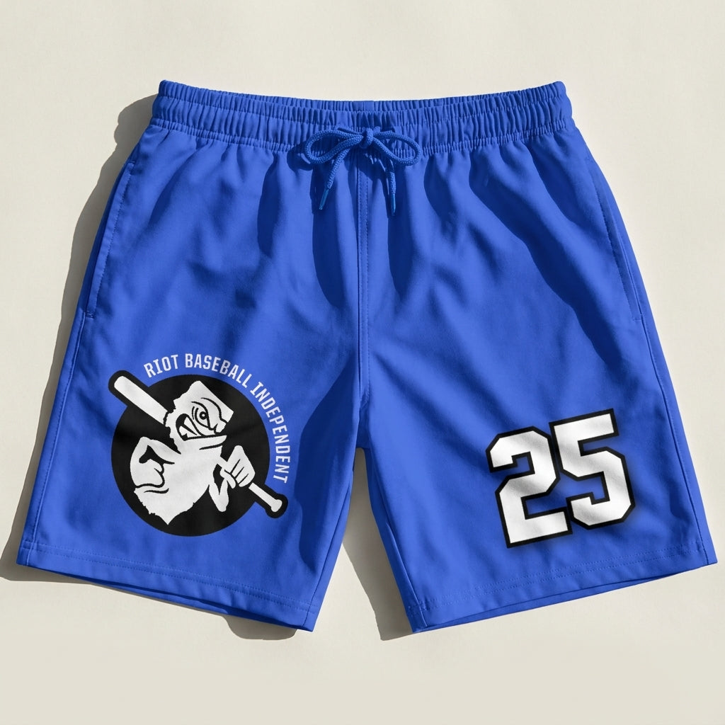 Riot Baseball Custom Swim Trunks