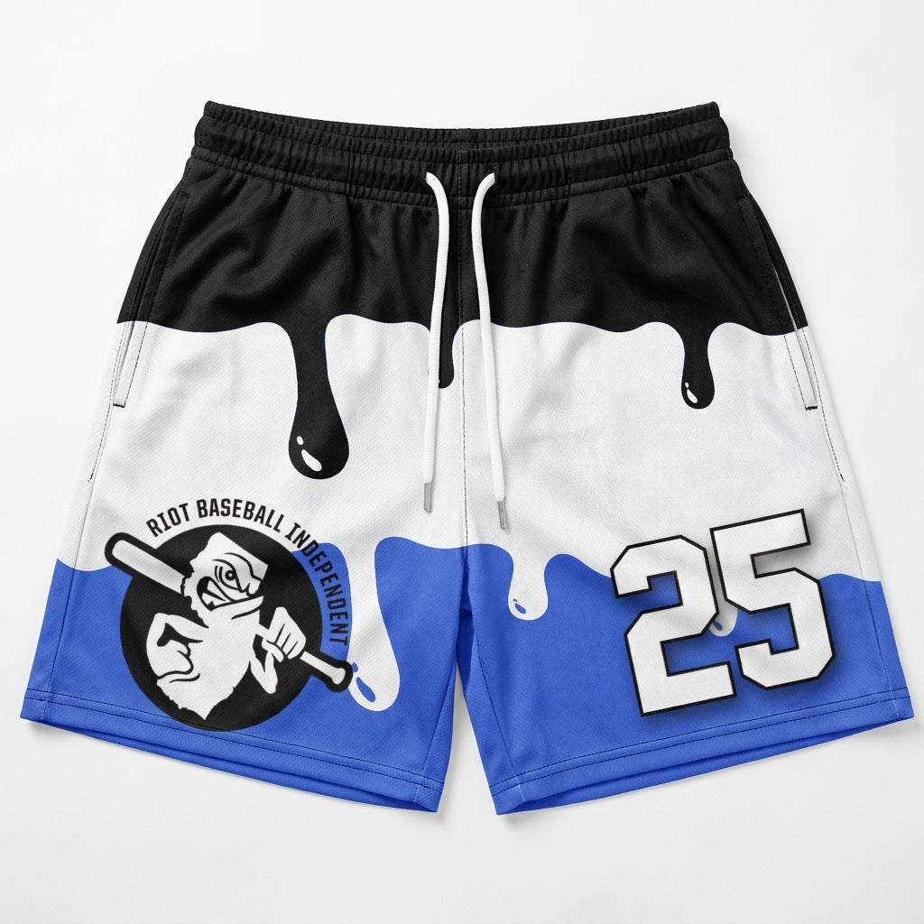Riot Baseball Custom Swim Trunks