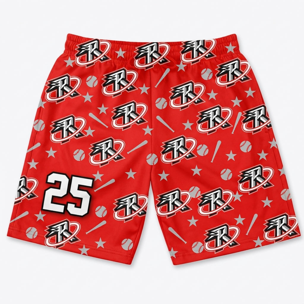 Riverside Rockets Custom Athletic Shorts
