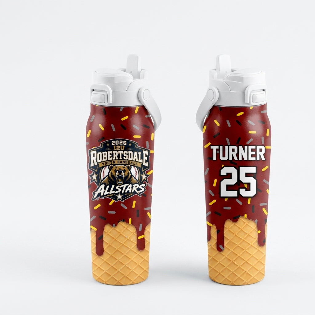 Robertsdale 2026 12u Allstars Custom Water Bottle