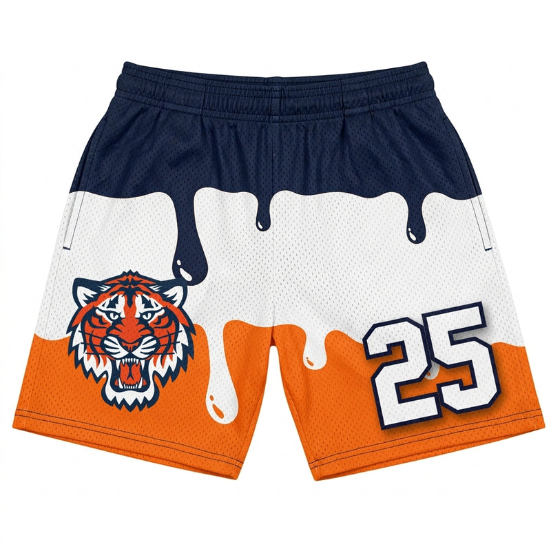 Rockville Centre Tigers Custom Athletic Shorts