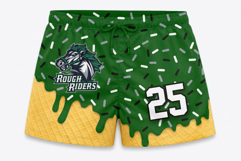 RoughRiders Custom Swim Trunks