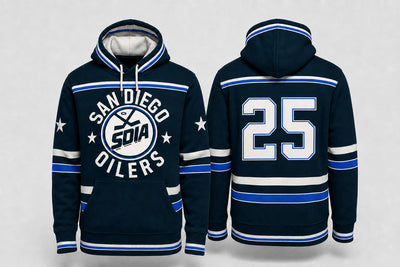 SAN DIEGO OILERS Custom Hoodie