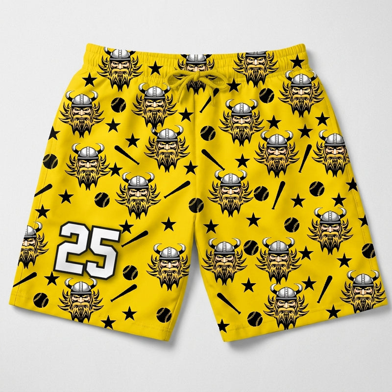 South Brunswick Vikings Custom Swim Trunks
