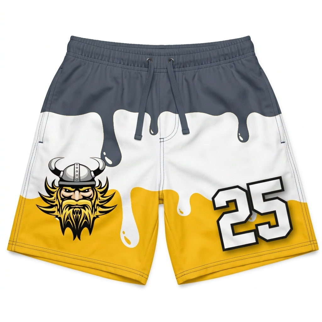 South Brunswick Vikings Custom Swim Trunks