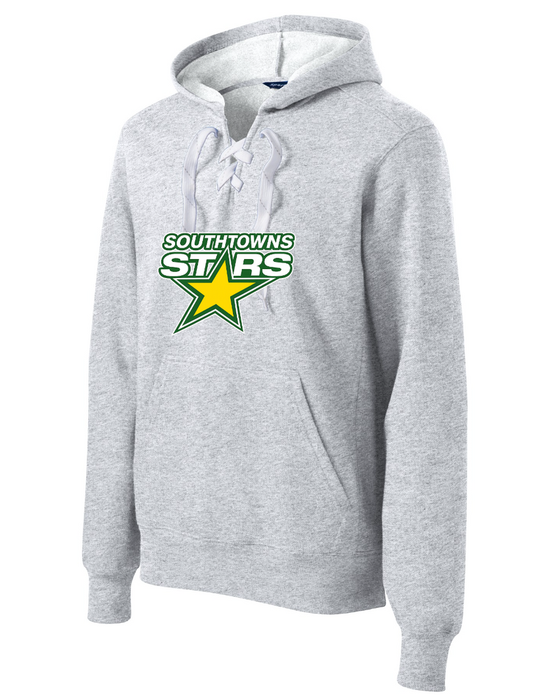 Southtowns Stars Sport-Tek Lace Up Pullover Hooded Sweatshirt
