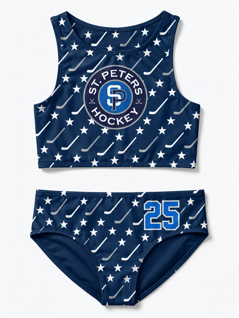 STP hockey Custom Swim Trunks - Design 2