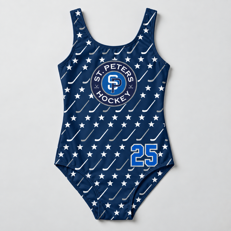 STP hockey Custom Swim Trunks - Design 3