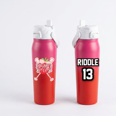 Strawberry Shortstops Custom Water Bottle