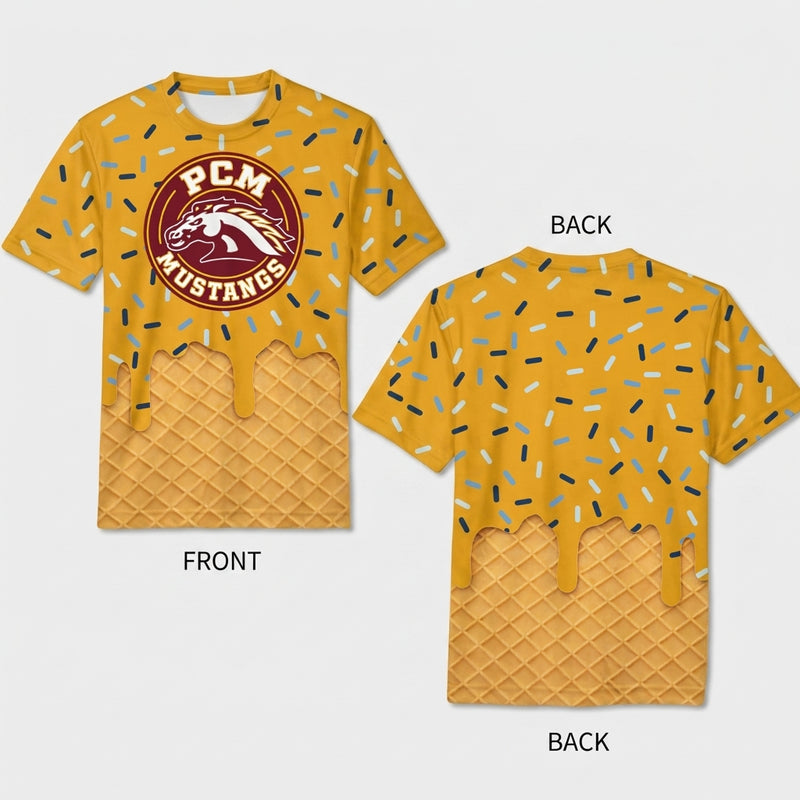 PCM Mustangs Custom Tee Shirt