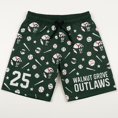 Walnut Grove Outlaws Custom Swim Trunks