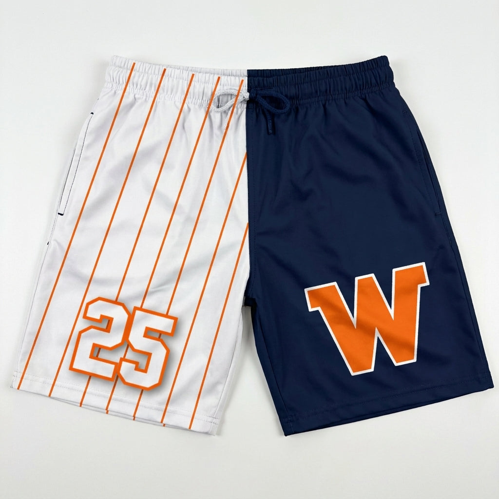 Walpole Little League Custom Athletic Shorts