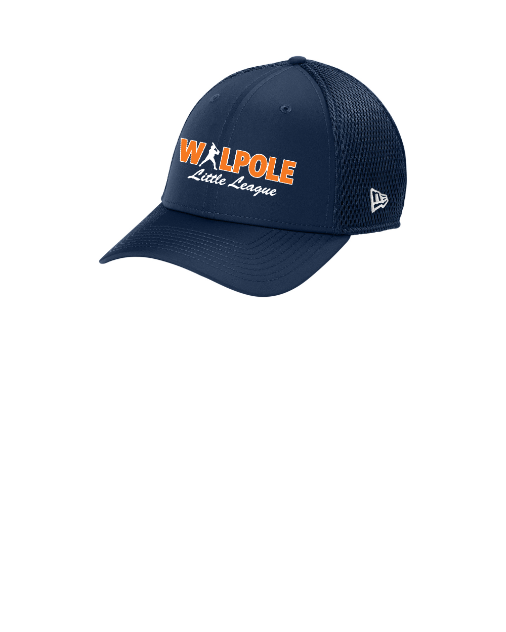 Walpole Little League New Era 39THIRTYPerformance Stretch Mesh Cap (Deep Navy)