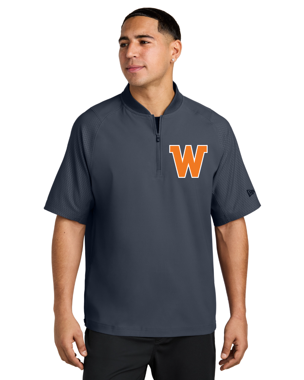 Walpole Little League New Era Cage Short Sleeve 1/4-Zip Jacket