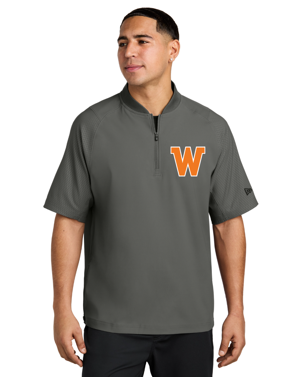 Walpole Little League New Era Cage Short Sleeve 1/4-Zip Jacket
