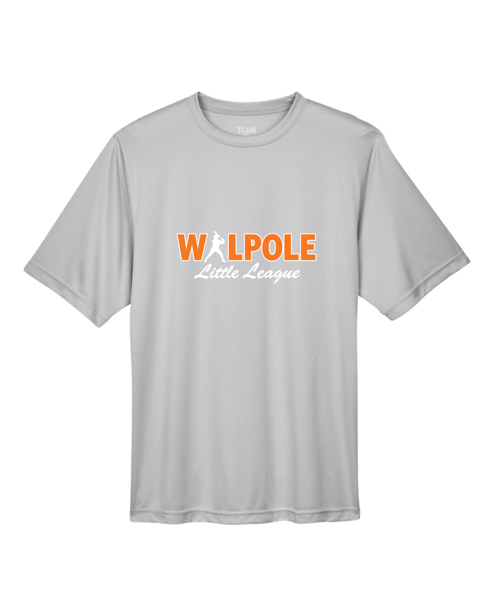 Walpole Little League Team 365 Men's Zone Performance T-Shirt (Sport Silver)