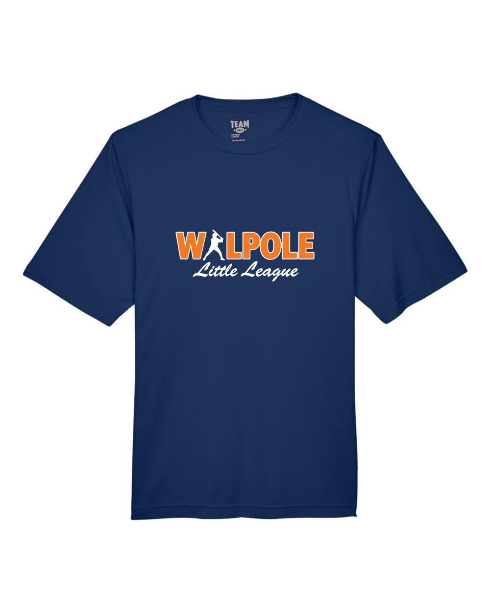 Walpole Little League Team 365 Men's Zone Performance T-Shirt (Sport Dark Navy)