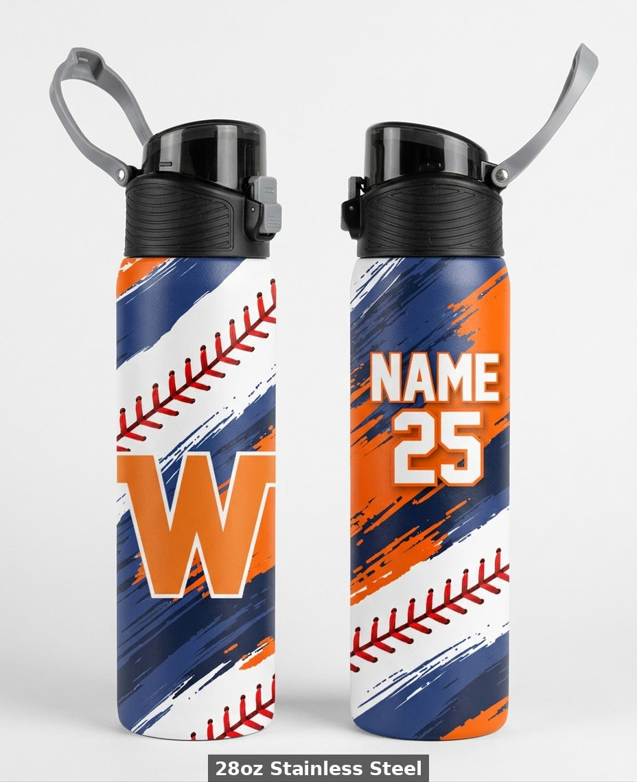 Walpole Little League Custom Water Bottle