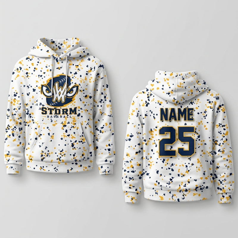 West Virginia Storm Baseball Club Custom SS Hoodie