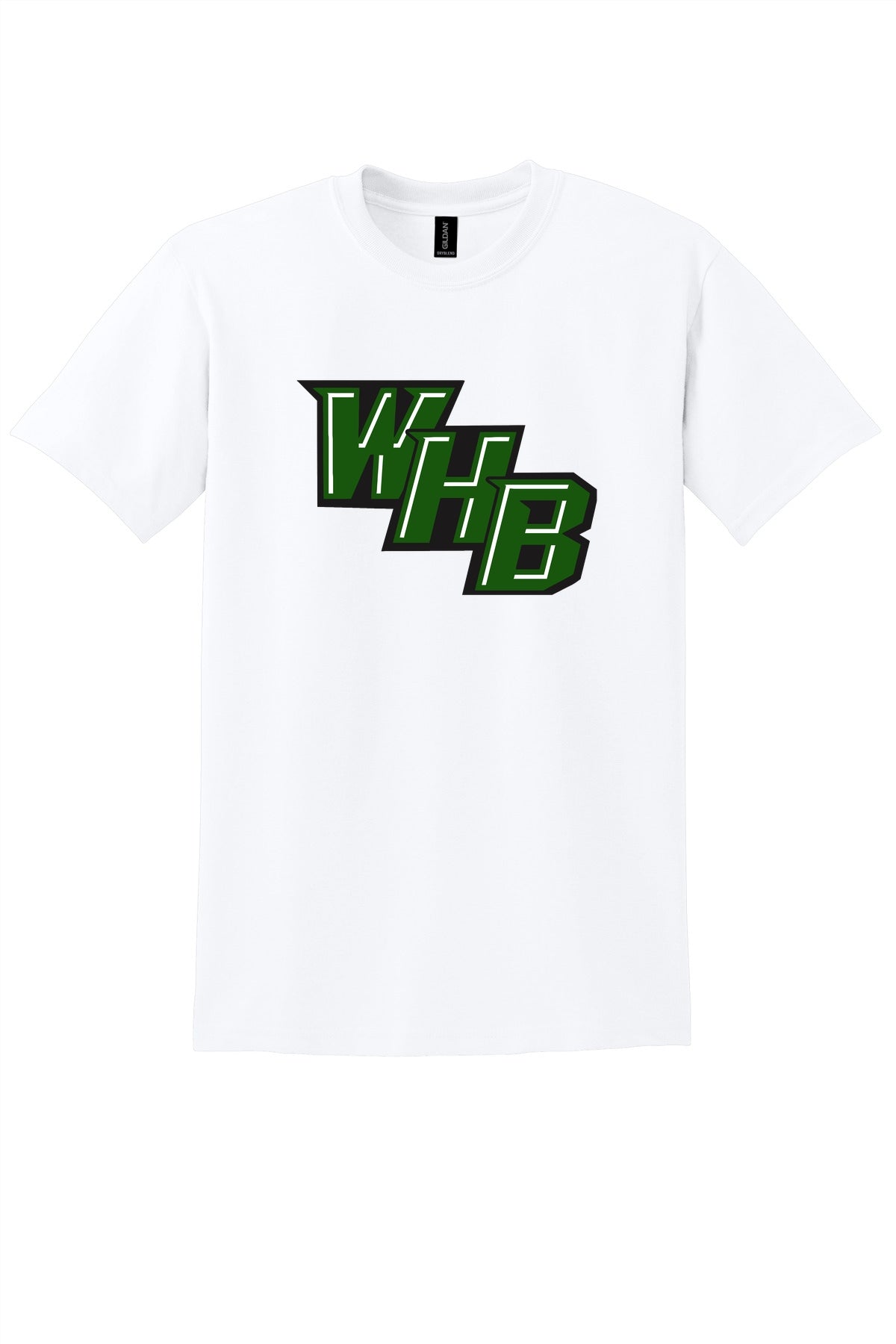 WHB Lacrosse Gildan DryBlend 50 Cotton/50 Poly T-Shirt - White