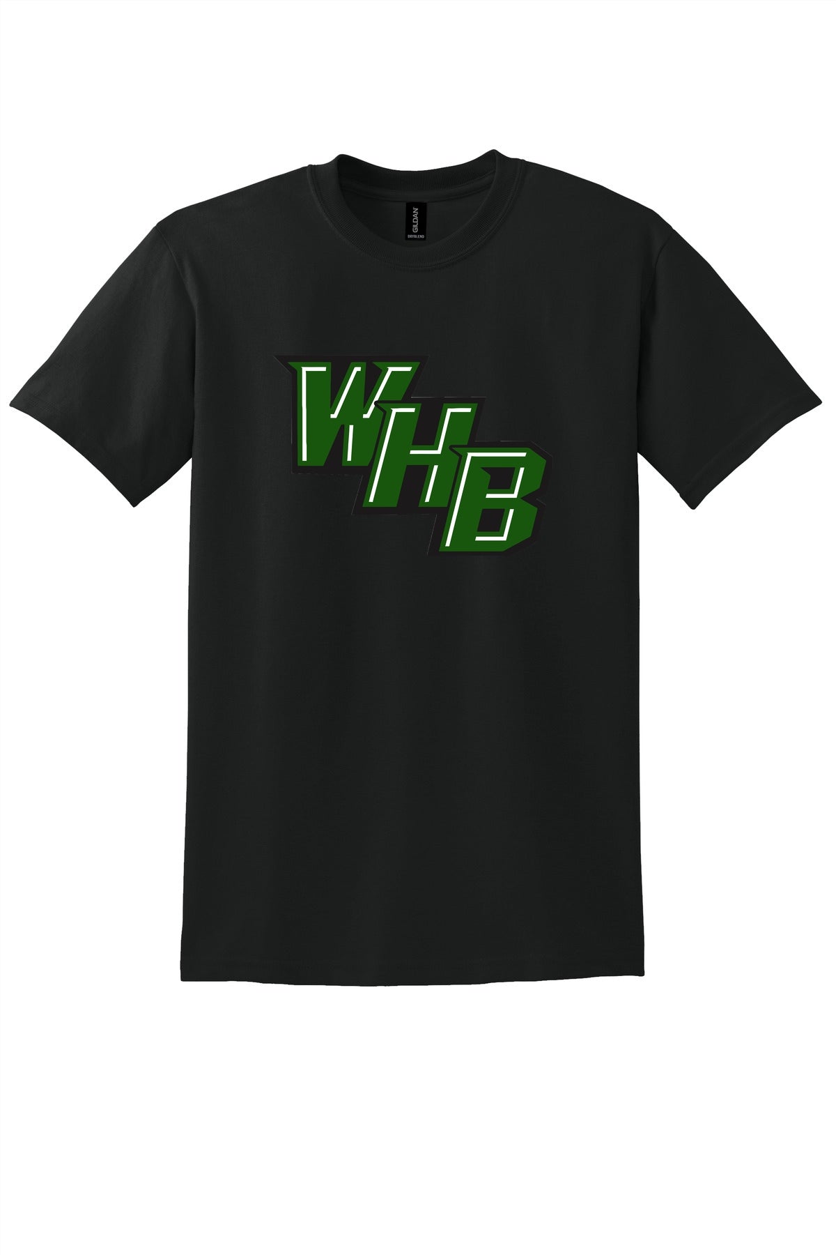 WHB Lacrosse Gildan DryBlend 50 Cotton/50 Poly T-Shirt - Black
