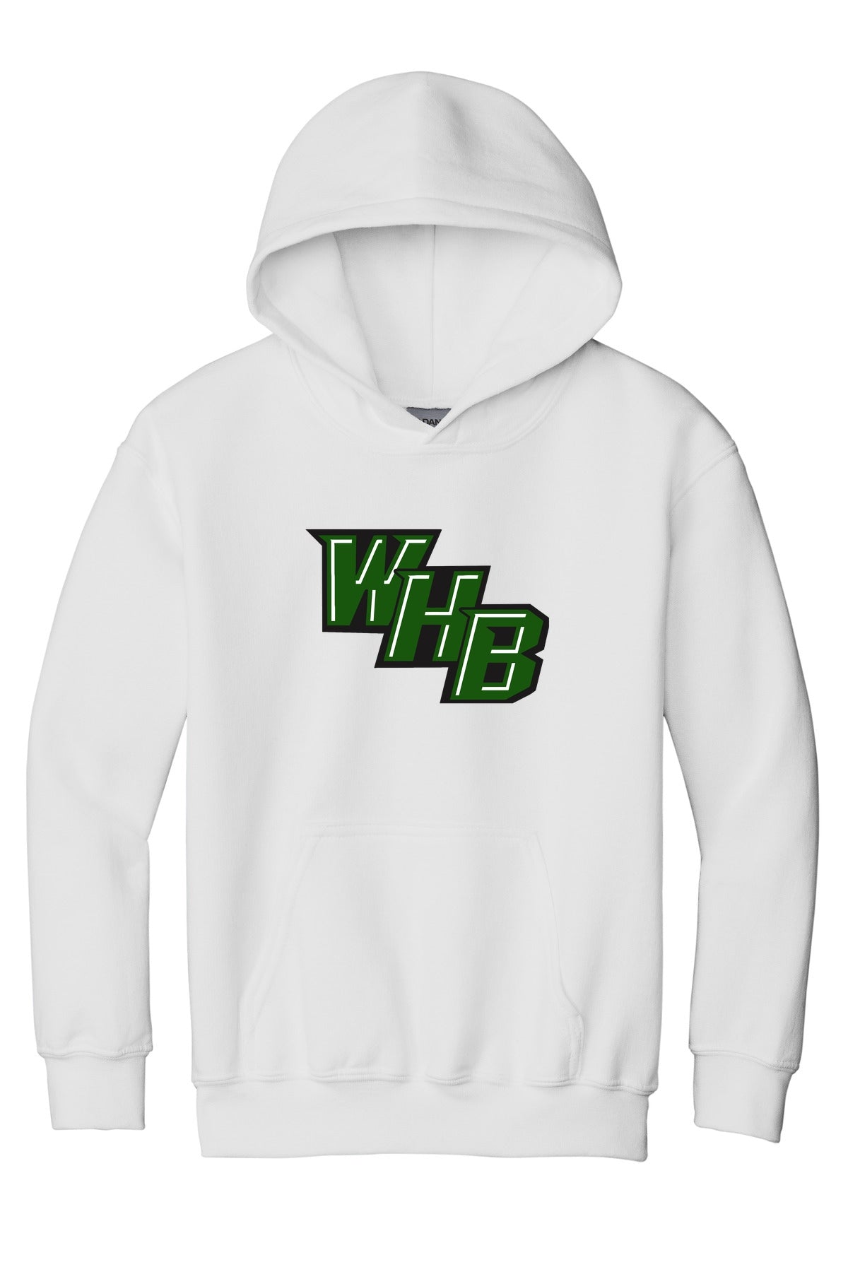 WHB Lacrosse Gildan - Youth Heavy Blend Hooded Sweatshirt - White