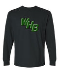WHB Lacrosse Gildan Unisex Ultra Cotton Long Sleeve T-Shirt - Black