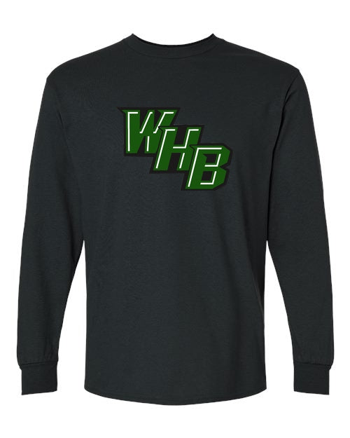 WHB Lacrosse Gildan Unisex Ultra Cotton Long Sleeve T-Shirt - Black